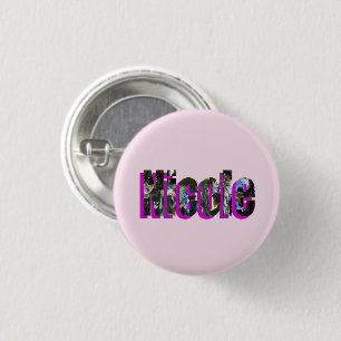 "Nicole" Name Made With Koalas, 3 Cm Round Badge