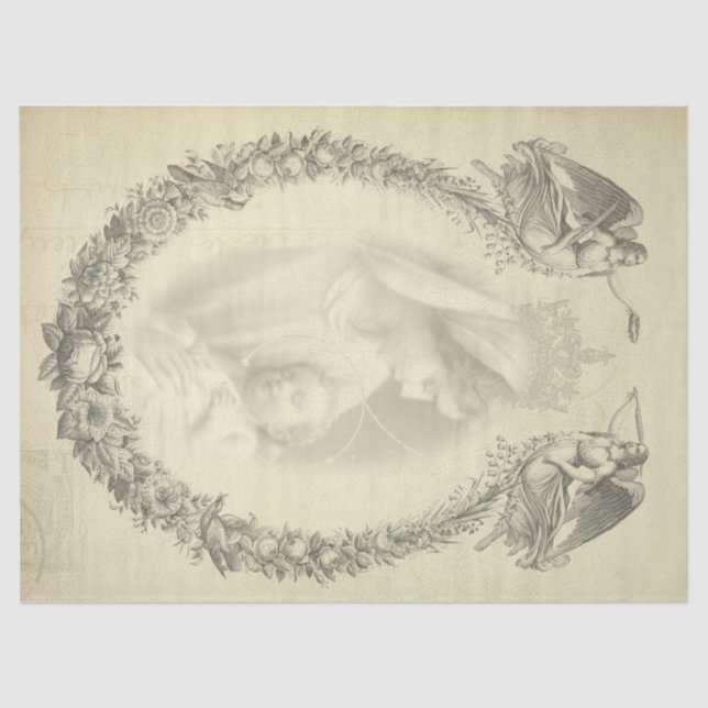 Nicole's Madona Dedoupage Paper (Front)