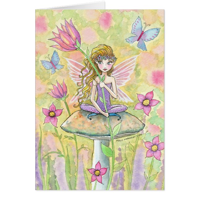 Nicolette Flower Fairy Card (Front)