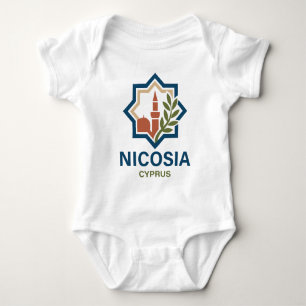 Nicosia Cyprus Mediterranean Baby Bodysuit