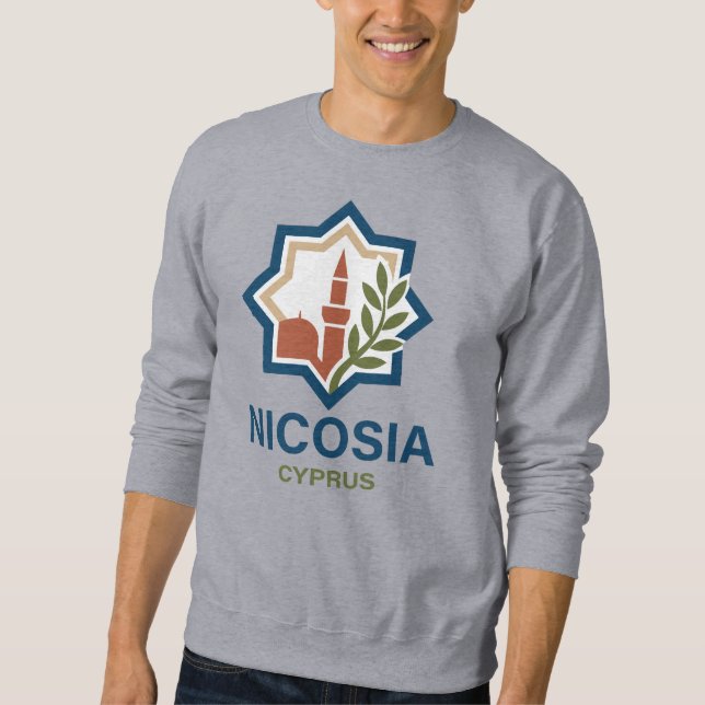 Nicosia Cyprus Mediterranean Sweatshirt (Front)
