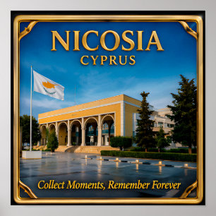 Nicosia Cyprus Vacation Memory For Travel Lovers Poster