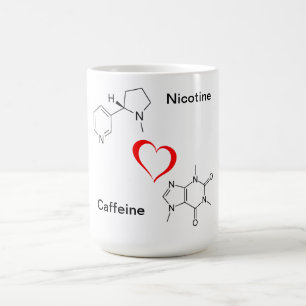 Nicotine and Caffeine LOVE Mug