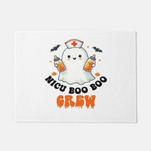 Nicu boo boo crew halloween,Nicu Boo Crew Funny Nu Doormat