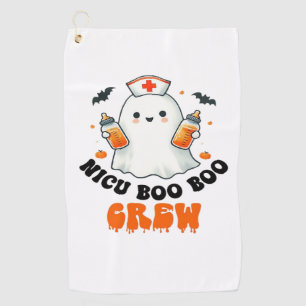 Nicu boo boo crew halloween,Nicu Boo Crew Funny Nu Golf Towel