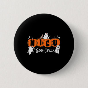 Nicu Boo Crew Ghost Pumpkin Costume NICU Nurse Hal 6 Cm Round Badge