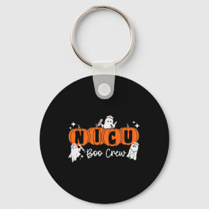 Nicu Boo Crew Ghost Pumpkin Costume NICU Nurse Hal Key Ring