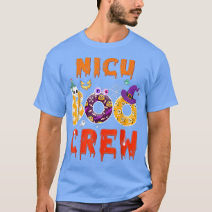 Nicu Boo Crew Halloween , Nicu Nurse Cute T-Shirt