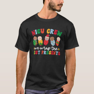NICU Crew Christmas NICU Nurse Squad Xmas Party NI T-Shirt