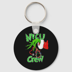 Nicu Crew Nurse Merry Christmas Stethoscope Xmas P Key Ring