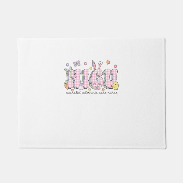 NICU Easter Neonatal Intensive Care Unit Nursing S Doormat (Front)