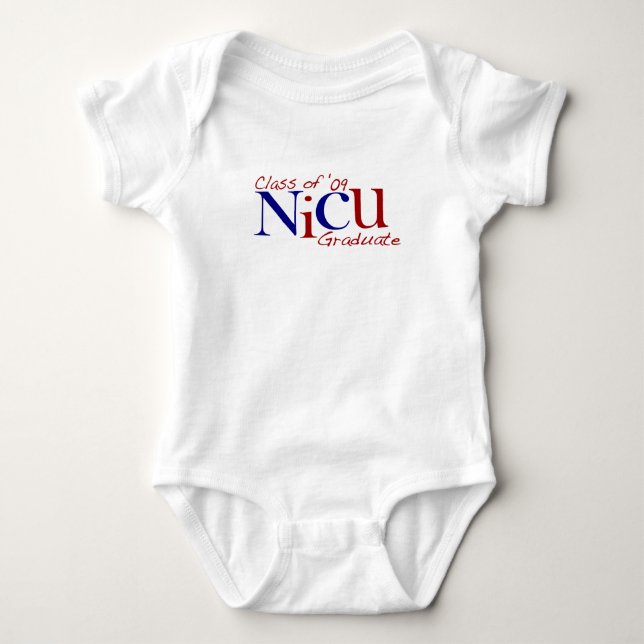 NICU Graduate Class of '09 Baby Bodysuit (Front)