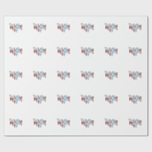 NICU Nurse 4th of July American Nurse  Wrapping Paper