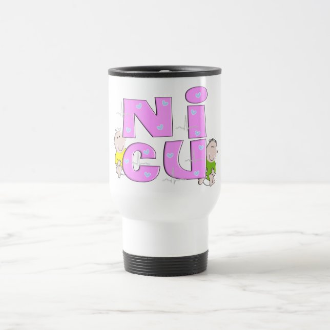 NICU Nurse Adorable Travel Mug (Center)