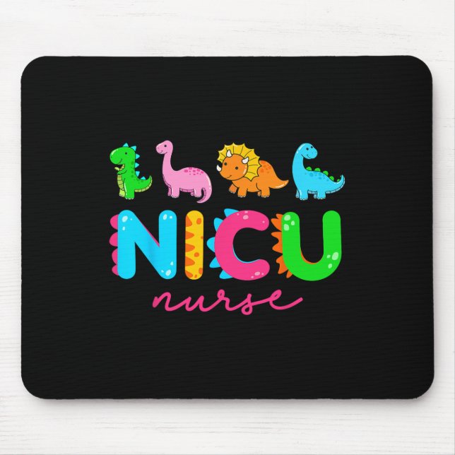 NICU Nurse Animal Nurse Appreciation Nicu Nurse Di Mouse Mat (Front)