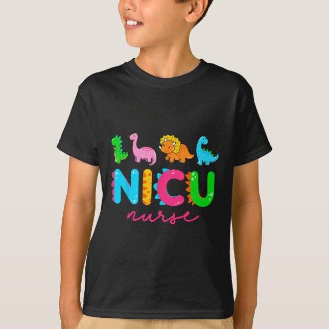 NICU Nurse Animal Nurse Appreciation Nicu Nurse Di T-Shirt (Front)