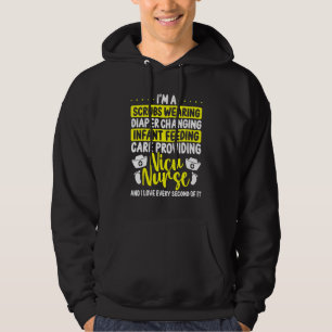 Nicu Nurse Badge Neonatal Nursing Accessoire Nicu Hoodie