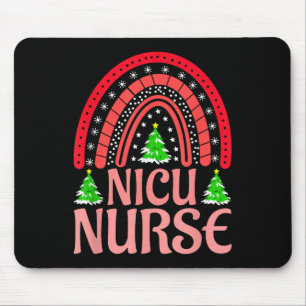 Nicu Nurse Christmas Crew Nurselife Nursing Xmas  Mouse Mat