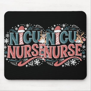Nicu Nurse Christmas Party Caring Through The Holi Mouse Mat