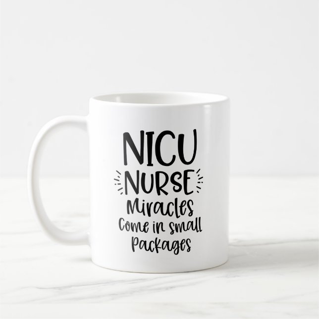 NICU Nurse coffee mug quote RN LVN Gift (Left)