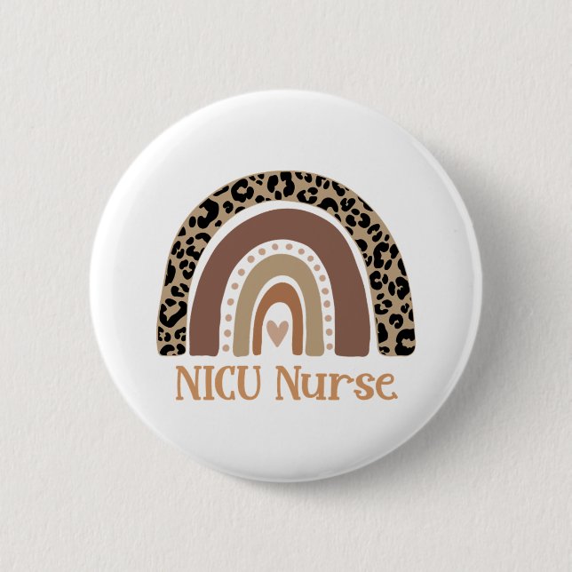 NICU Nurse - Cute Neonatal Nurse  6 Cm Round Badge (Front)