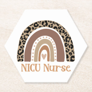 NICU Nurse - Cute Neonatal Nurse Paper Coaster