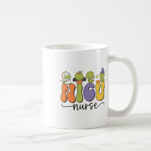 Nicu Nurse Dinosaur Halloween Pumpkin Neonatal Icu Coffee Mug
