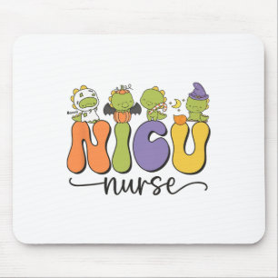 Nicu Nurse Dinosaur Halloween Pumpkin Neonatal Icu Mouse Mat
