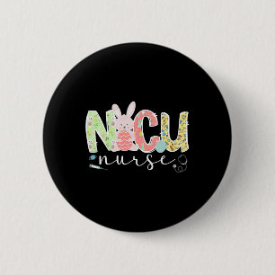Nicu Nurse Easter Bunny Nicu Nursing Easter Day 6 Cm Round Badge
