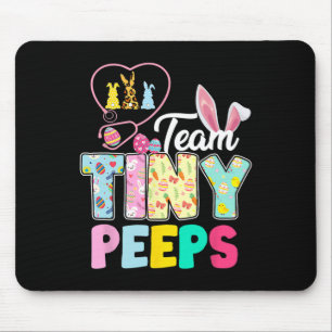 Nicu Nurse Easter Team Tiny Humans Bunnies Stethos Mouse Mat