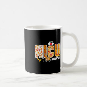 Nicu Nurse Fall Autumn Leaves Thanksgiving Healthc Coffee Mug