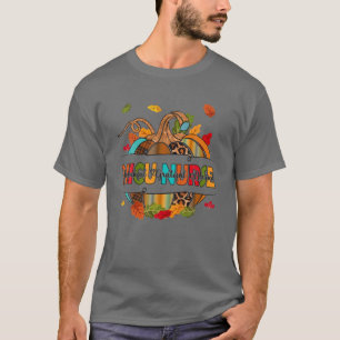 NICU Nurse Gift Thankful Grateful Blessed Pumpkin T-Shirt