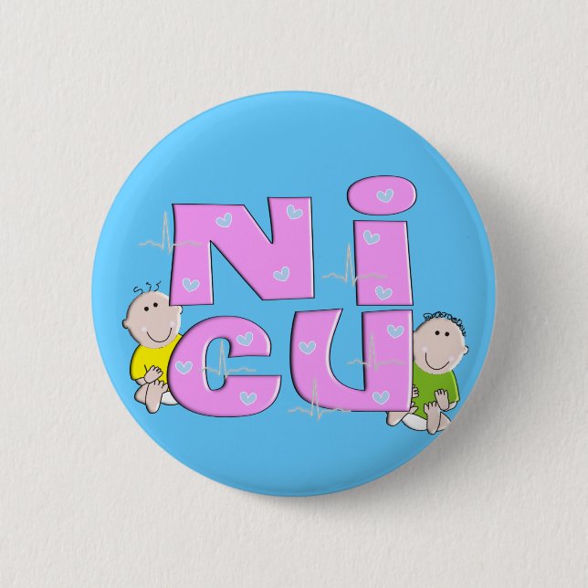 NICU Nurse Gifts 6 Cm Round Badge (Front)