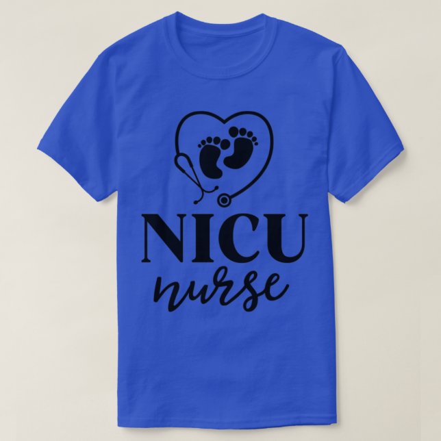 NICU Nurse Gifts Neonatal ICU Nursing School Gradu T-Shirt (Design Front)