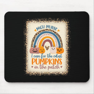 Nicu Nurse Halloween I Care For Cutest Pumpkins In Mouse Mat