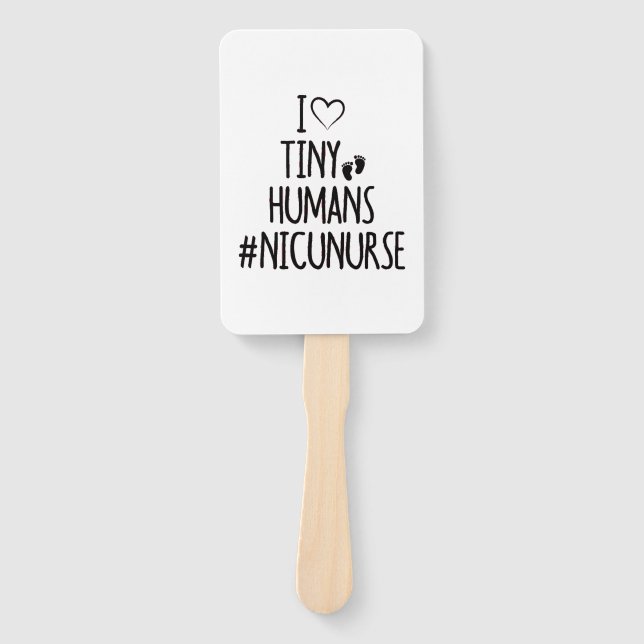 NICU Nurse  Hand Fan (Front)