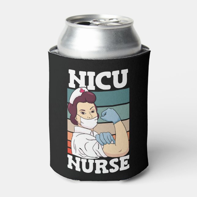 NICU Nurse Healthcare Nursing National Nurses Day Can Cooler (Can Front)