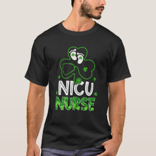 NICU Nurse Life Stethoscope Neonatal Leopard St Pa T-Shirt