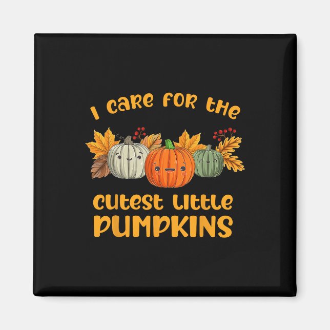 NICU Nurse Neonatal Cutest Little Pumpkins Fall Th Magnet (Front)