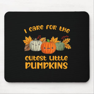 NICU Nurse Neonatal Cutest Little Pumpkins Fall Th Mouse Mat