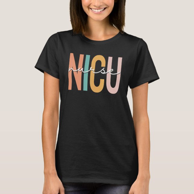 NICU Nurse Neonatal ICU Nurse Infant Care Speciali T-Shirt (Front)