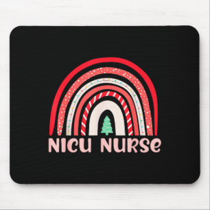 Nicu Nurse Neonatal Tiny Crew Christmas Holiday Nu Mouse Mat