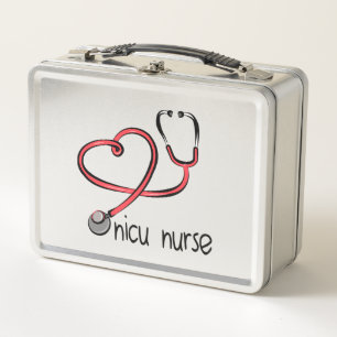 NICU Nurse - NICU Nurse Shirt - NICU Nurse Gift - Metal Lunch Box