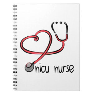 NICU Nurse - NICU Nurse Shirt - NICU Nurse Gift -  Notebook