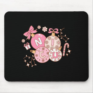 Nicu Nurse Nk Christmas Retro Neonatal Intensive C Mouse Mat