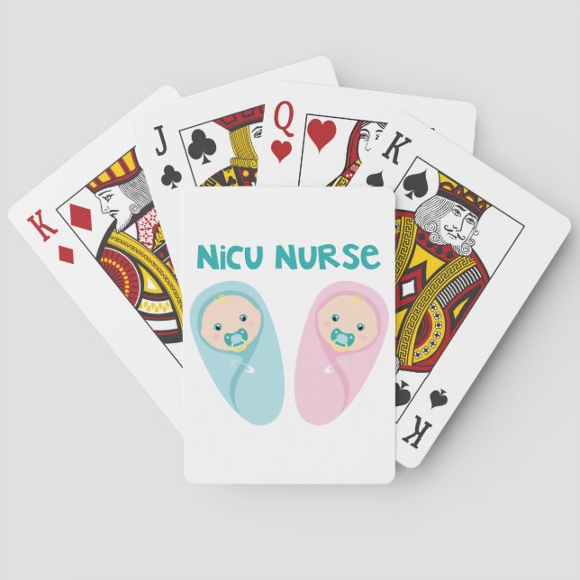 NICU Nurse Playing Cards (Back)