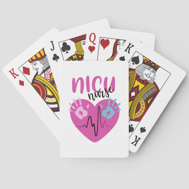 NICU Nurse Playing Cards (Back)