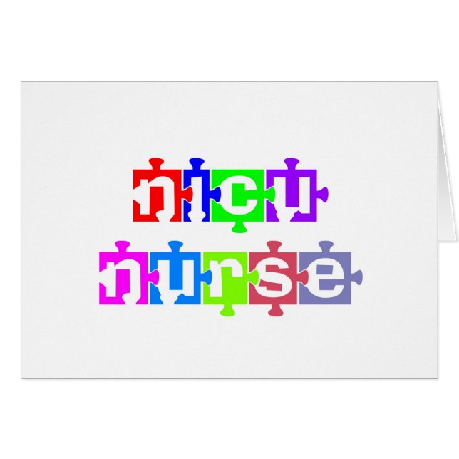 NICU NURSE PUZZLE PIECE (Front Horizontal)