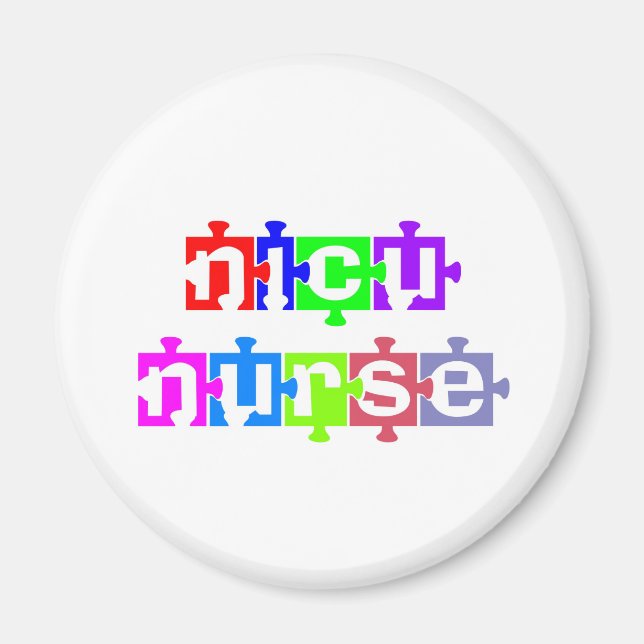 NICU NURSE PUZZLE PIECE MAGNET (Front)