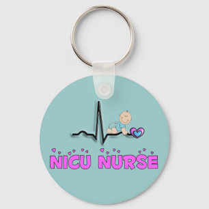 NICU Nurse QRS Design Key Ring